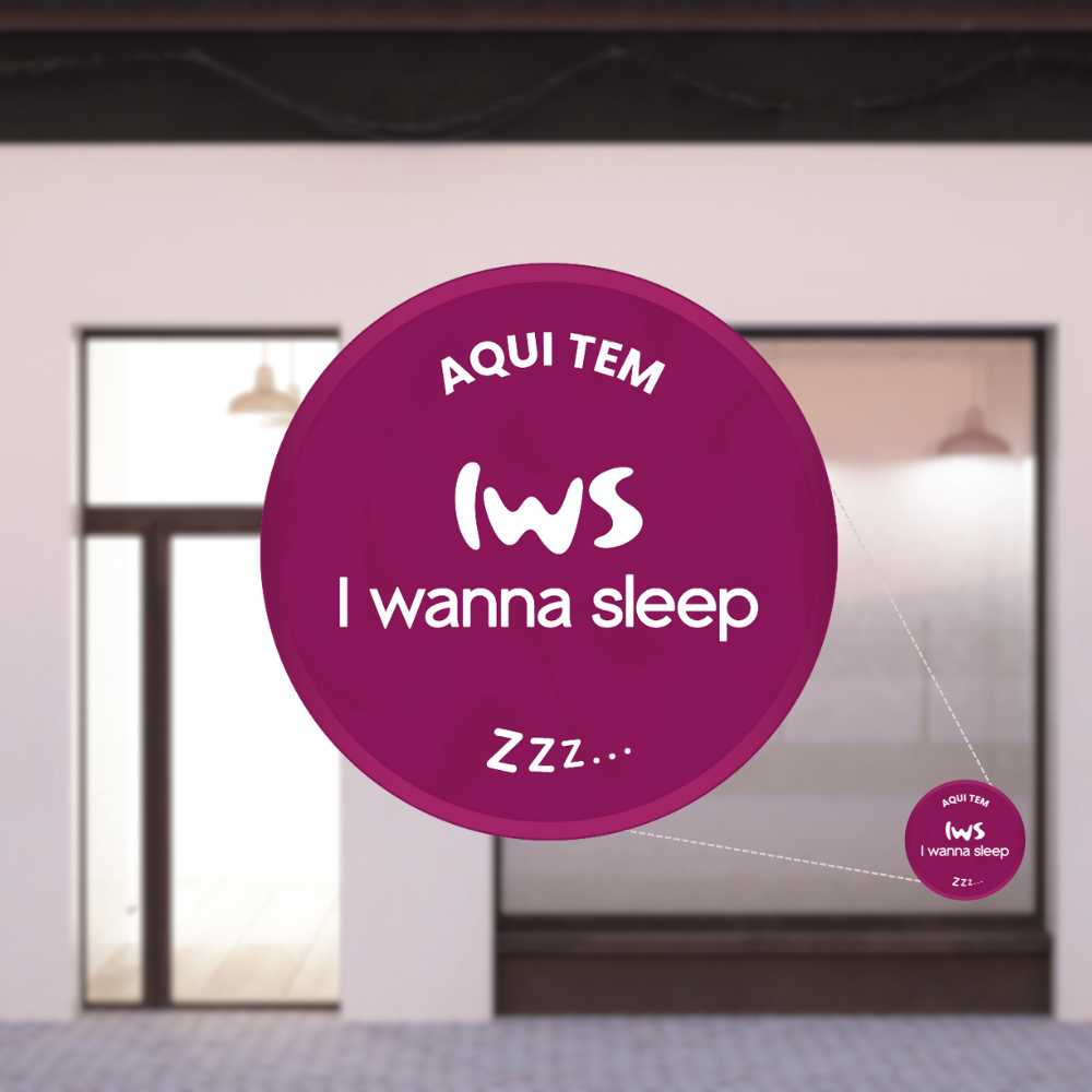 Imagem 1 do produto: VM - Adesivo Vitrine "Aqui tem IWS"