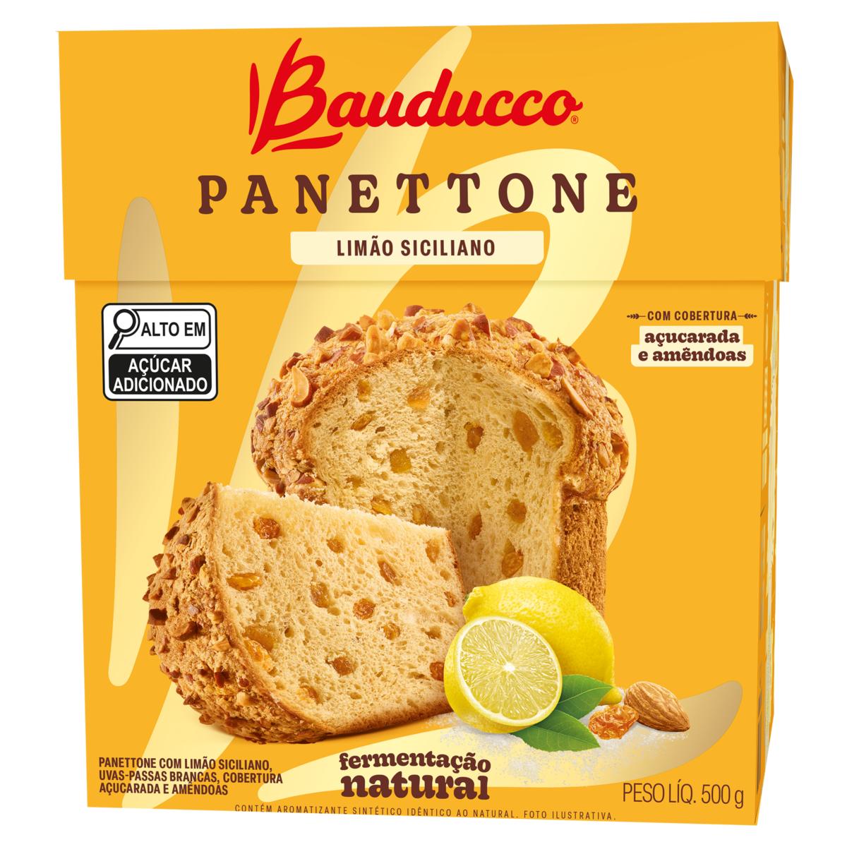 BAUDUCCO PANETONE 500G UVA E LIMAO SICILIANO 6U