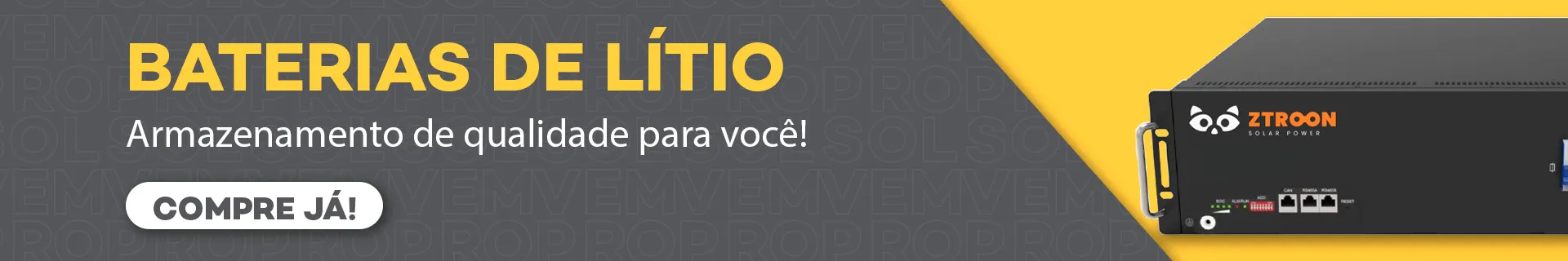 Banner - Bateria de Lítio