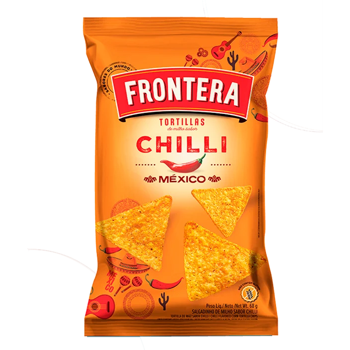 MDB FRONTERA TORTILLA 68G CHIPS CHILLI 18U