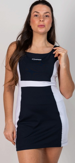 Imagem do produto: VESTIDO  SLIM - PRETO/BRANCO