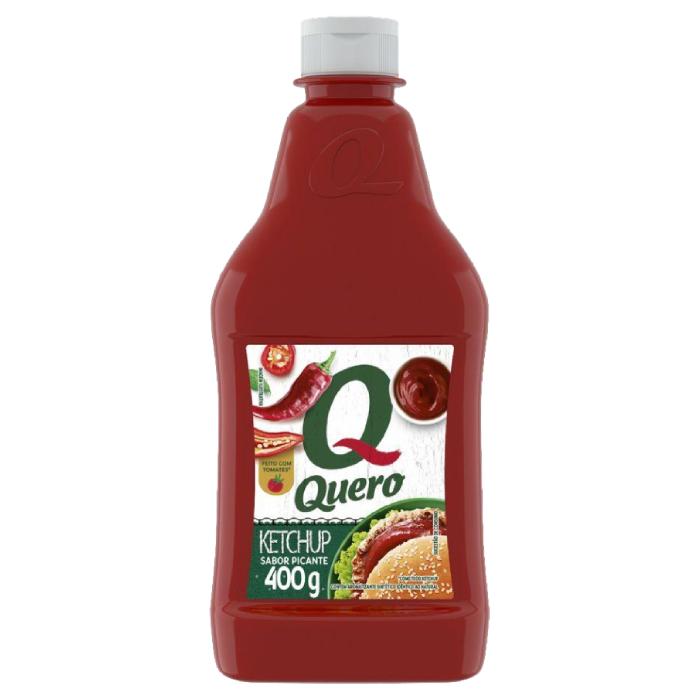KH QUERO KETCHUP 400G PICANTE FP 24U