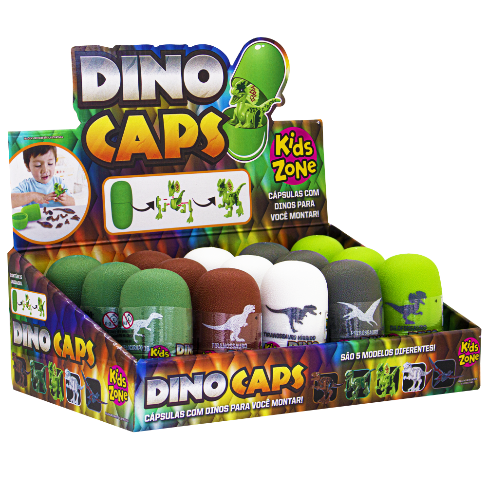 KIDS DINO CAPS 2DPX15UN