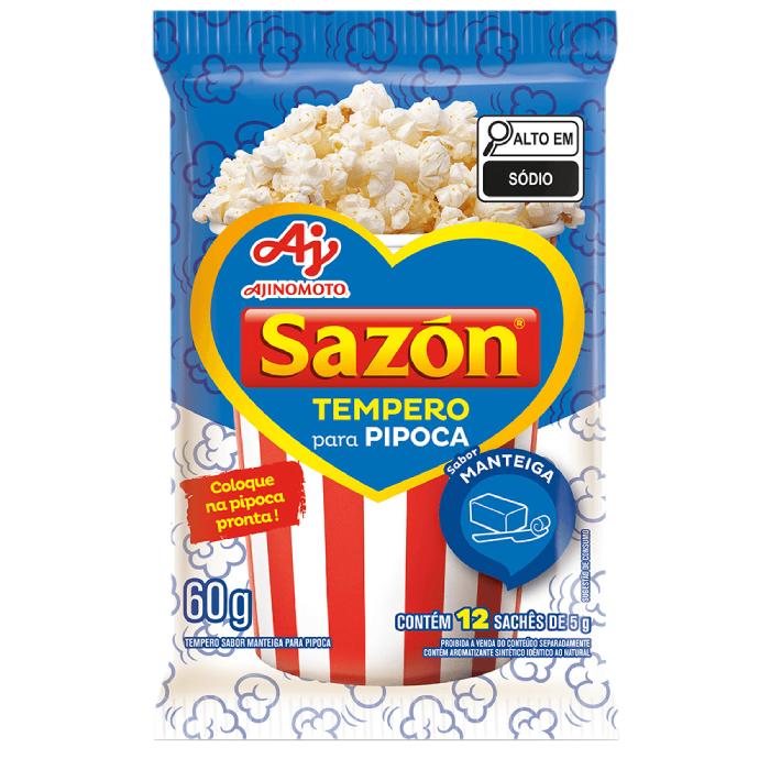 Imagem 1 do produto: AJI SAZON 60G PIPOCA MANTEIGA 48PX12SCX5G