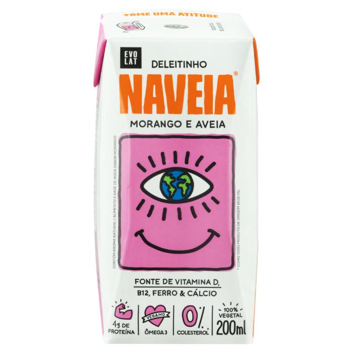 AB NAVEIA LEITE 200ML MORANGO 27U