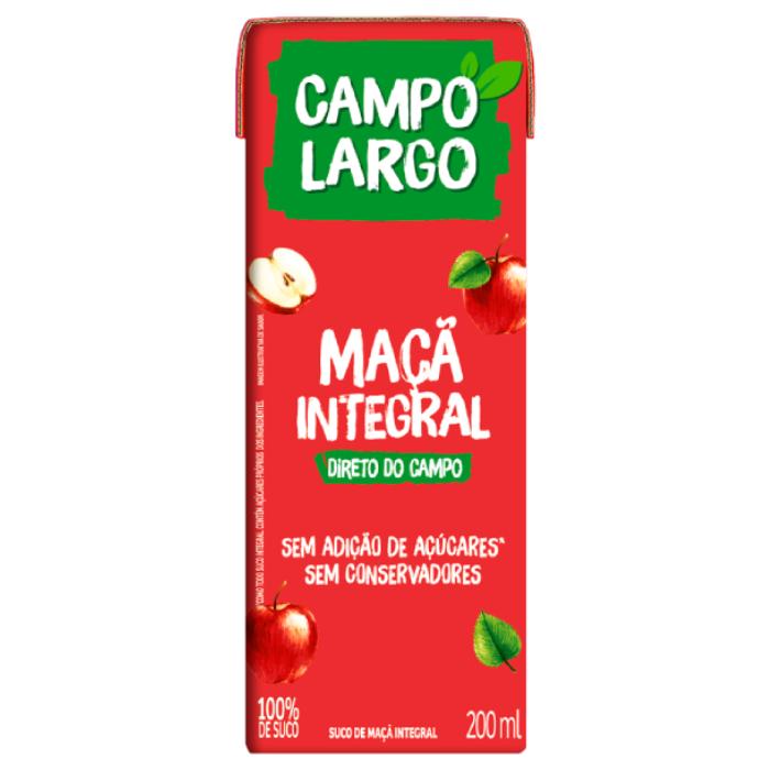Imagem 1 do produto: ZL SUCO 200ML MACA INTEGRAL CAMPO LARGO 27U TPK