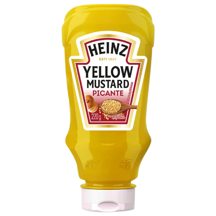 KH HEINZ MOSTARDA 220G PICANTE FP 16U