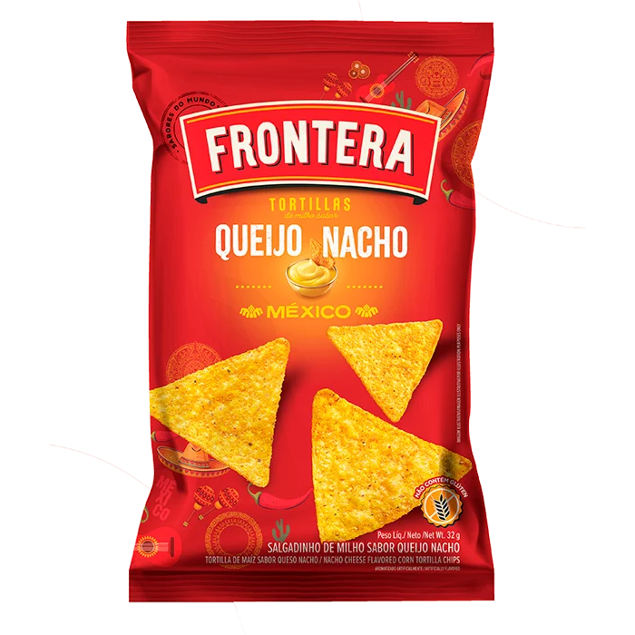 MDB FRONTERA TORTILLA 68G CHIPS QUEIJO NACHO 18U