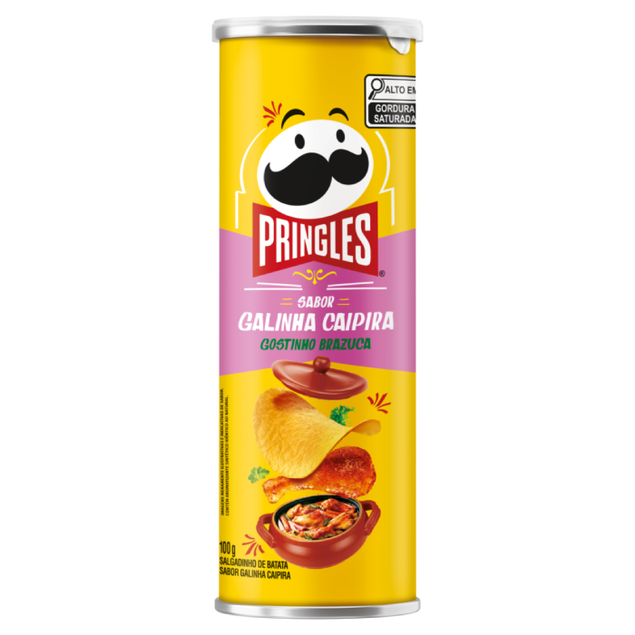 PRINGLES 100G GALINHA CAIPIRA 18U