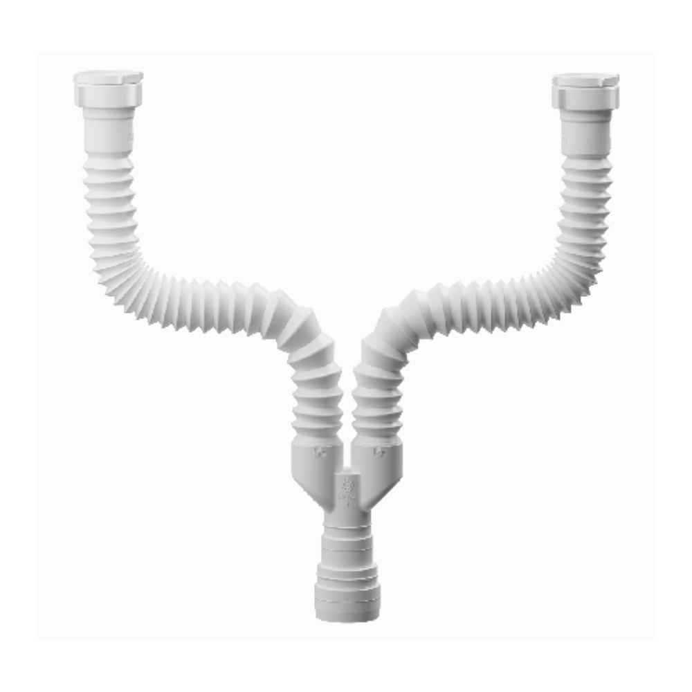 Imagem 1 do produto: Sifao Sanfonado Duplo Universal Sdu Branco (10)  #Astra #15006