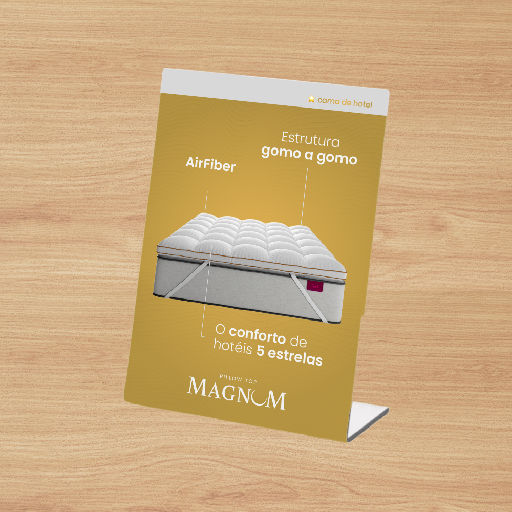 Imagem 1 do produto: VM - Folheto A5 Pillow Top Magnum