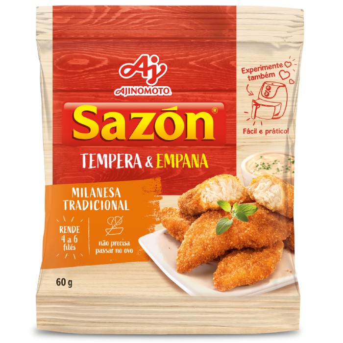 AJI SAZON TEMPERA MILANESA 60G TRADICIONAL 4DPX12U