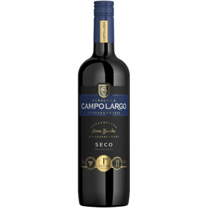 ZL VINHO MESA CAMPO LARGO 750ML TINTO SECO 12U