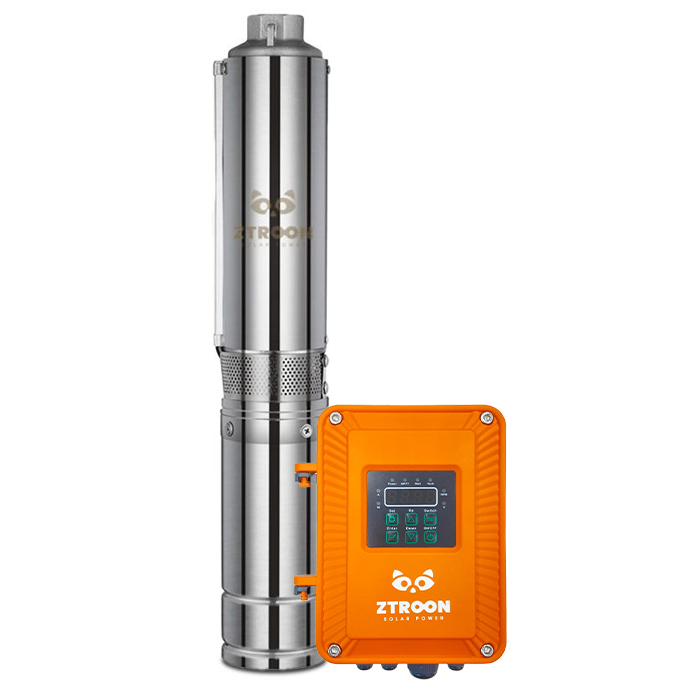 Imagem 2 do produto: Bomba Solar ZTROON 3" - 75m ou 26m³/dia | 3ZTPC5.2-75-96-750W