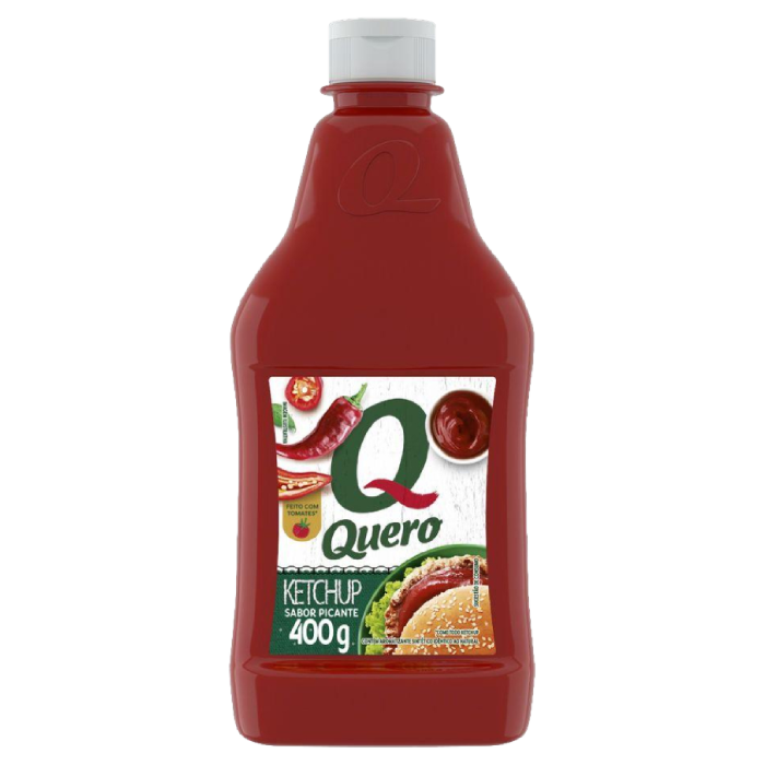 KH QUERO KETCHUP 400G PICANTE FP 24U