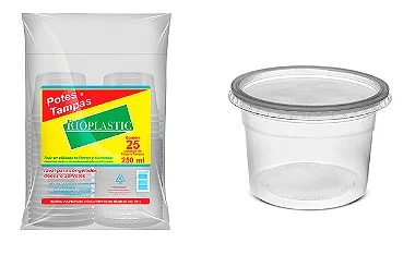 KIT POTE 1000ML RIOPLASTIC CX C12 PCT