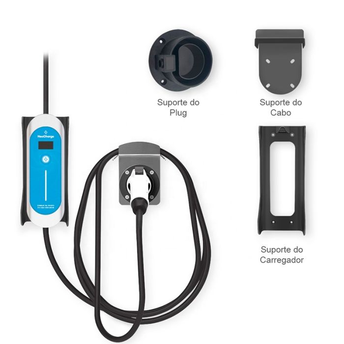 Imagem 2 do produto: Carregador VE Mini Wallbox NeoCharge NC1000 - 7,4kW - T2