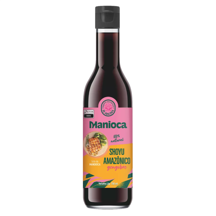 MANIOCA SHOYU 150ML AMAZONICO C/ GENGIBRE VD 12U