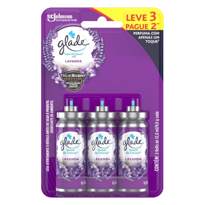 SCJ GLADE TQFRESC 12ML RF PROMO L3P2 LAVANDA 24U