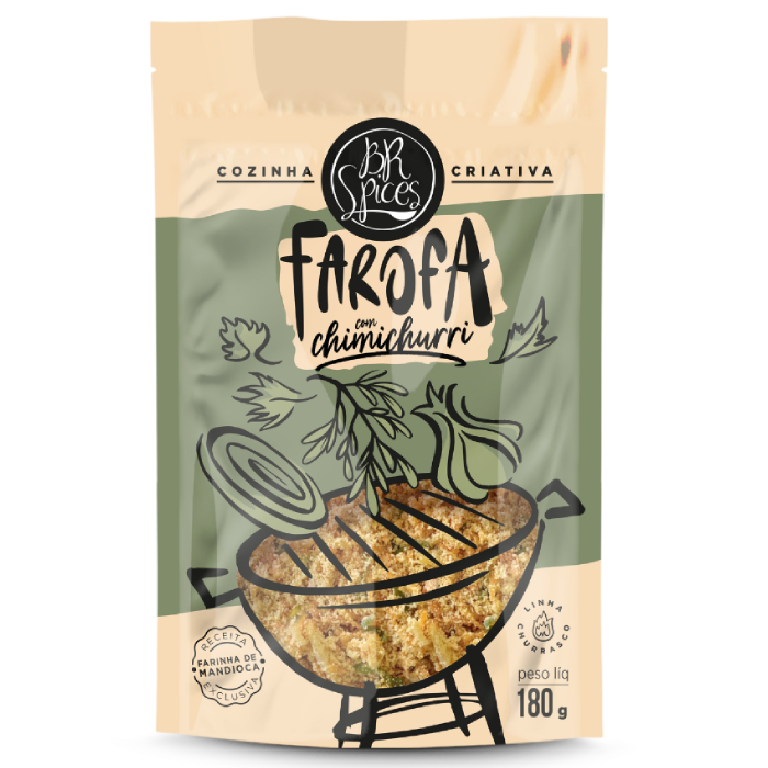 KH BR SPICES FAROFA 180G C/ CHIMICHURRI PC 12U