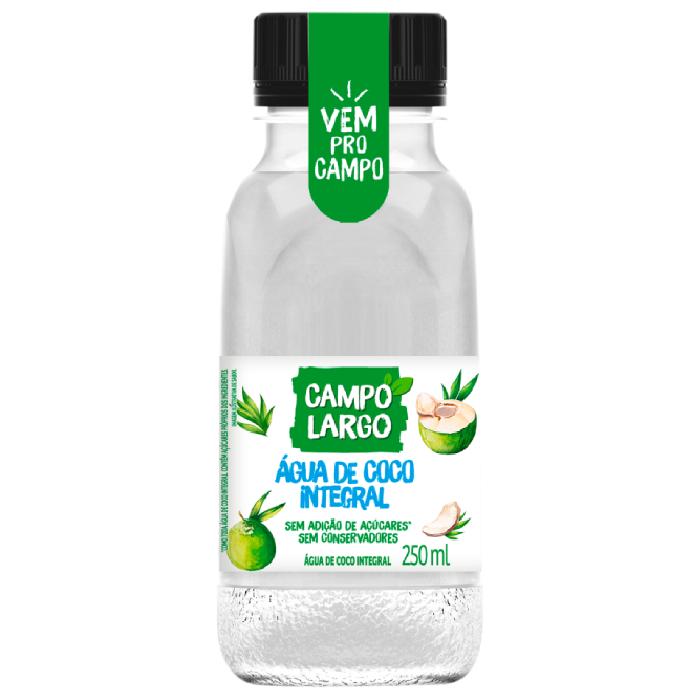 Imagem 1 do produto: ZL AGUA DE COCO 250ML ESTERILIZADA CAMPO LARGO 12U PET