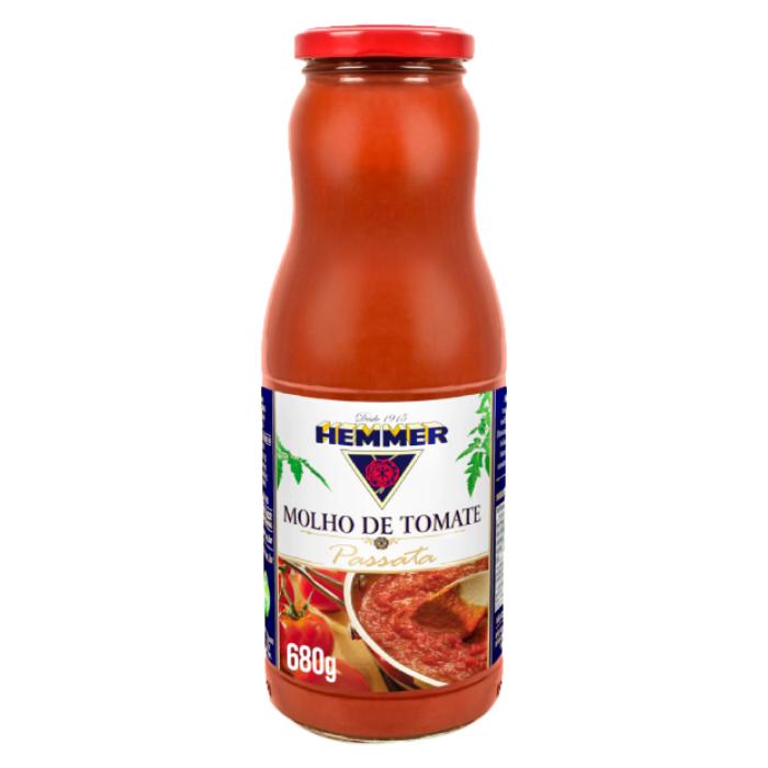 HM MOLHO 680G TOMATE PASSATA VIDRO 12U