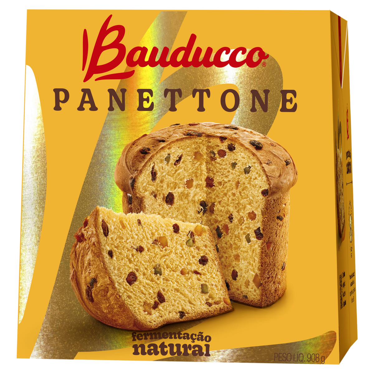 BAUDUCCO PANETONE 908G TRADICIONAL 12U