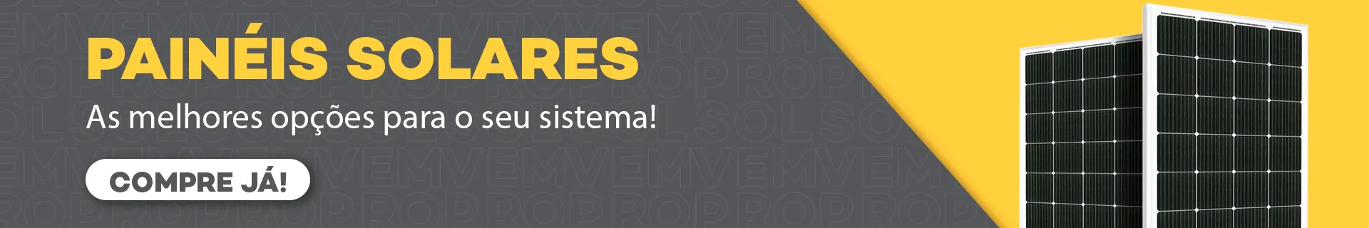 Banner - Painéis Solares