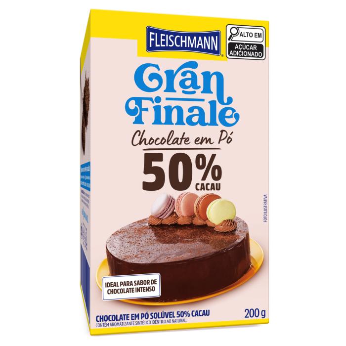Imagem 1 do produto: AB GRANFINALE CHOCOLATE 200G EM PO 50% CACAU 24U