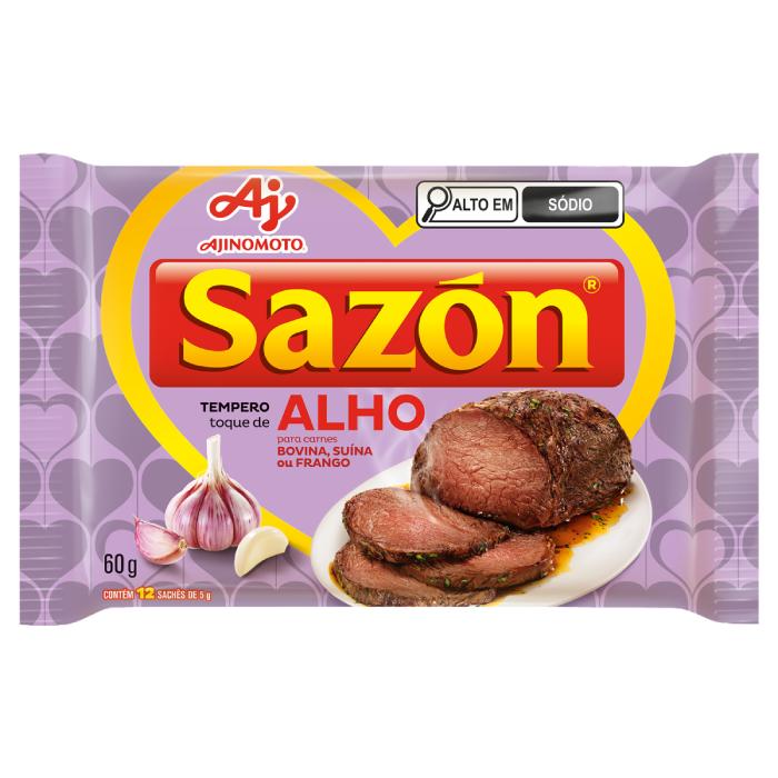 Imagem 1 do produto: AJI SAZON 60G TOQUE ALHO 5GX12SCX48P