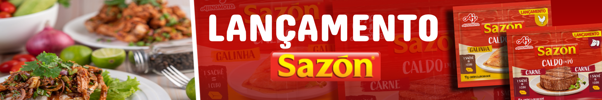 LANÇAMENTO AJINOMOTO 11G