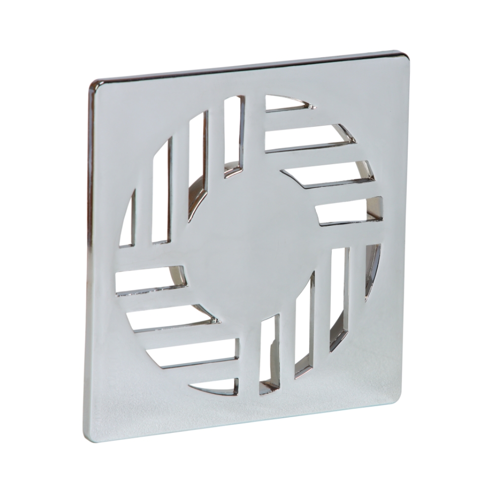 Imagem 1 do produto: Grelha 51 Quadrada Cromada Para Caixa Sifonada 100 (12) krona #Krona #13677