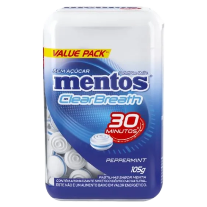 PVM MENTOS POTE VALUE PACK 105G CB 30MIN PEPPERMINT 10U