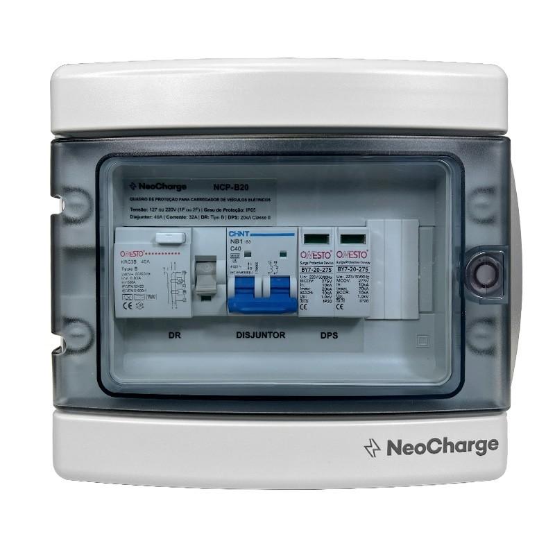 Imagem 1 do produto: Quadro de proteção NeoCharge - NCP-B20 (7kW - Tipo B)