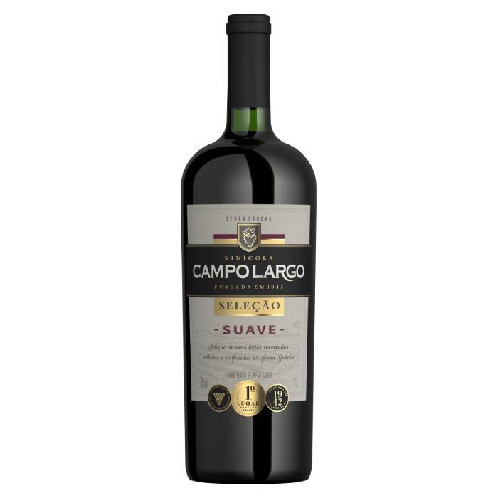 ZL VINHO MESA CAMPO LARGO SELEÇÃO 1L TINTO SUAVE 12U