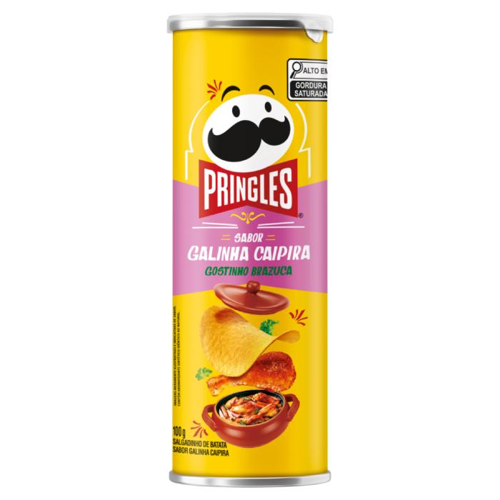 Imagem 1 do produto: PRINGLES 100G GALINHA CAIPIRA 18U