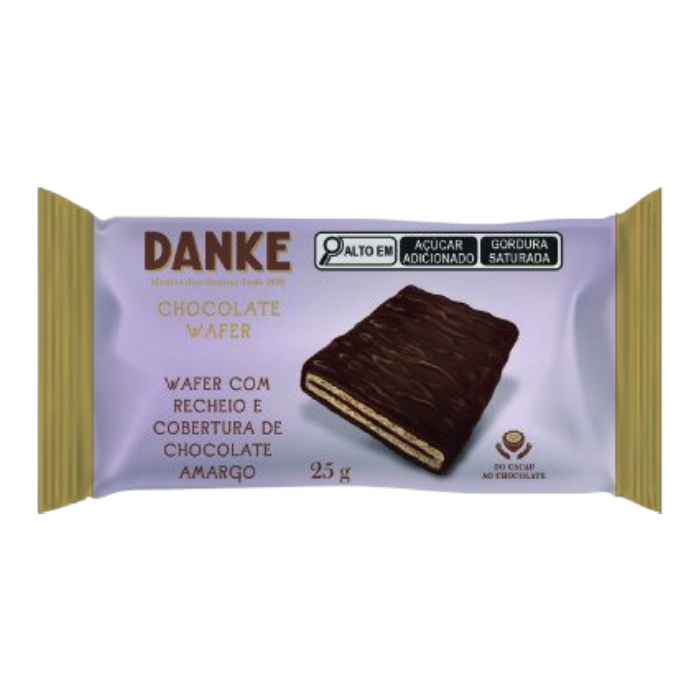 AB DANKE WAFER 25G 70% CACAU 12DPX12U