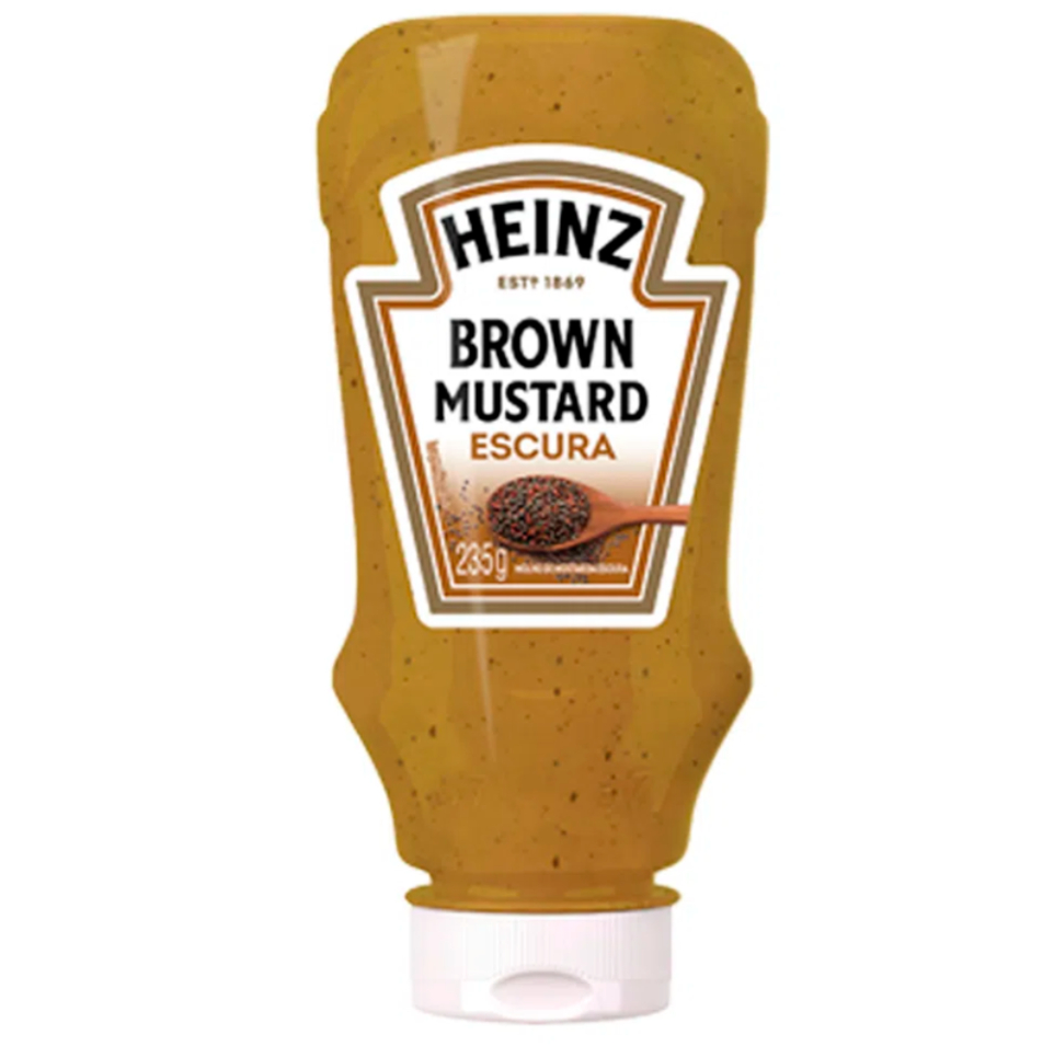 KH HEINZ MOSTARDA 235G ESCURA FP 16U