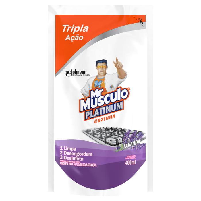 SCJ MR MUSC 400ML SC PLATINUM COZINHA LAVANDA 12U