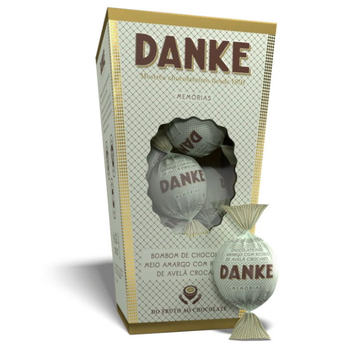 Imagem 1 do produto: AB DANKE BOMBOM 72G 63% AVELA 12U