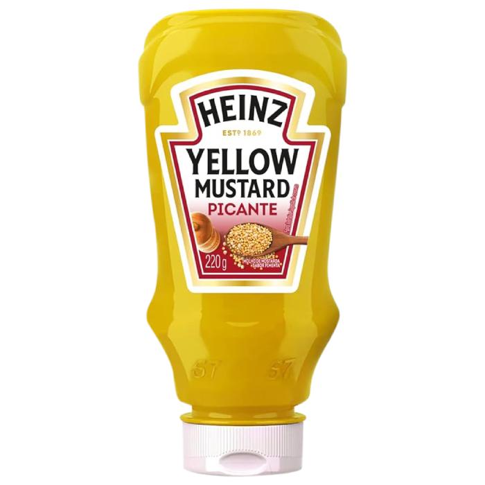 KH HEINZ MOSTARDA 220G PICANTE FP 16U