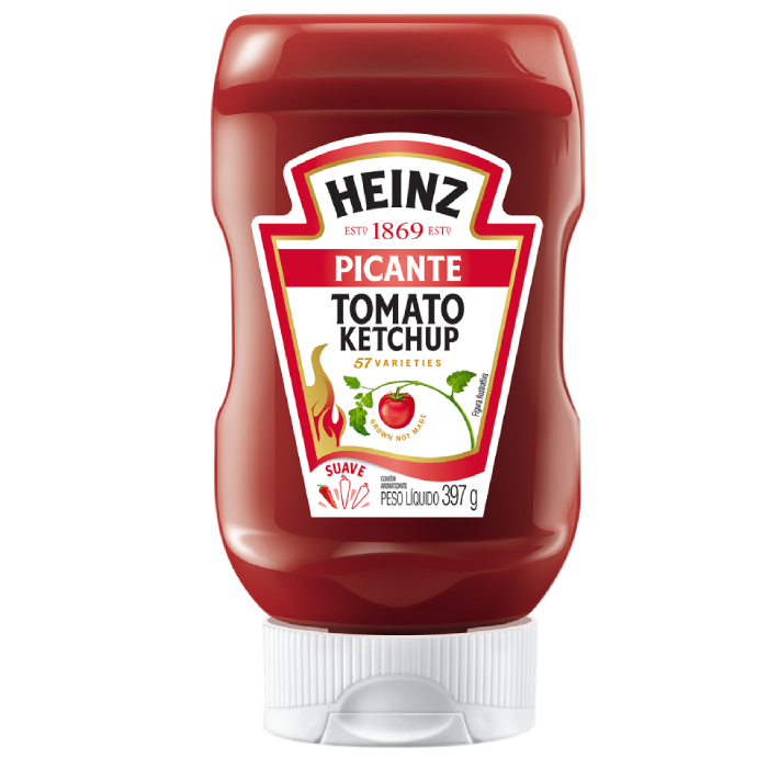 KH HEINZ KETCHUP 397G PICANTE FP 16U