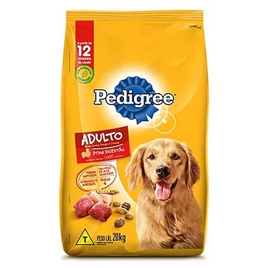 RACAO PEDIGREE CAES - 20KG