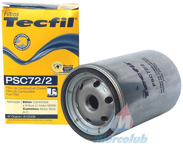 PSC 72/2 - (EQ. FBD 72/2) FILT. COMB. CUMMINS B-C