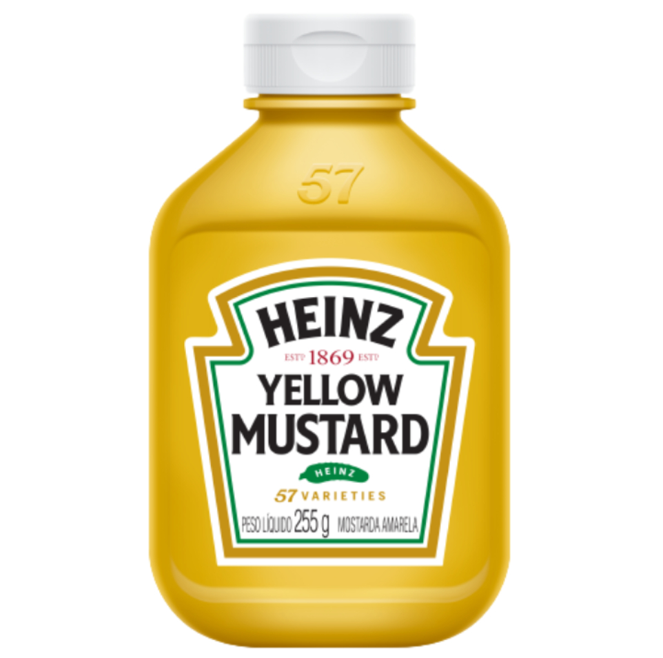 KH HEINZ MOSTARDA 255G TRAD FP 16U