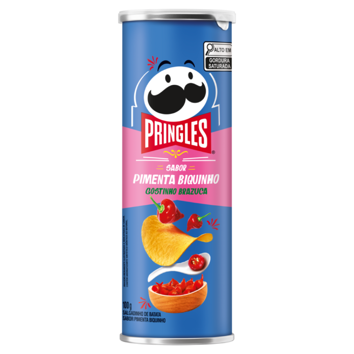 PRINGLES 100G PIMENTA BIQUINHO 18U