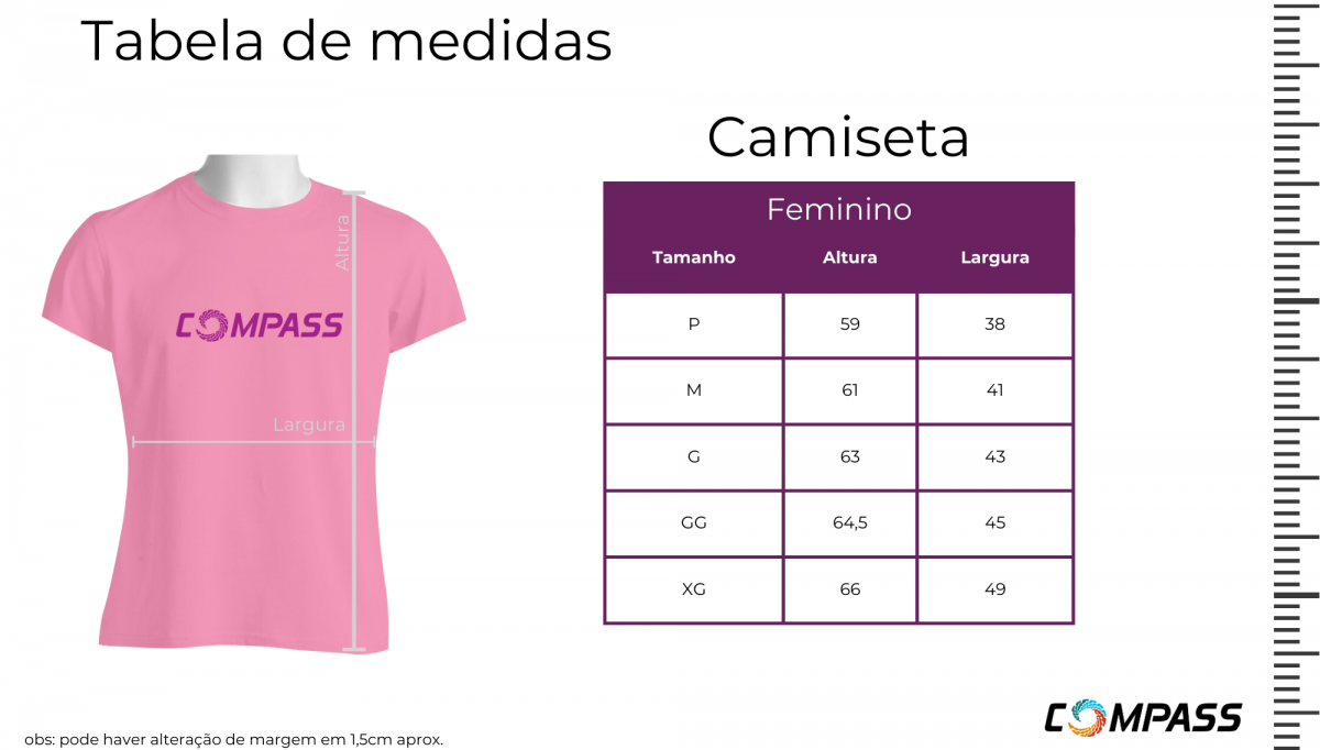 Imagem 3 do produto: BABY LOOK DRY - PRETA LOGO ROSA