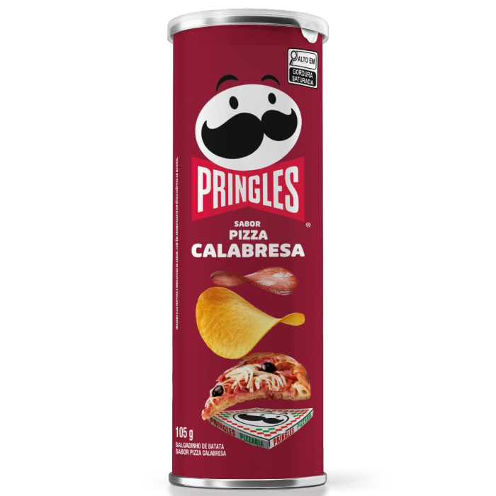 PRINGLES 105G PIZZA CALABRESA 18U