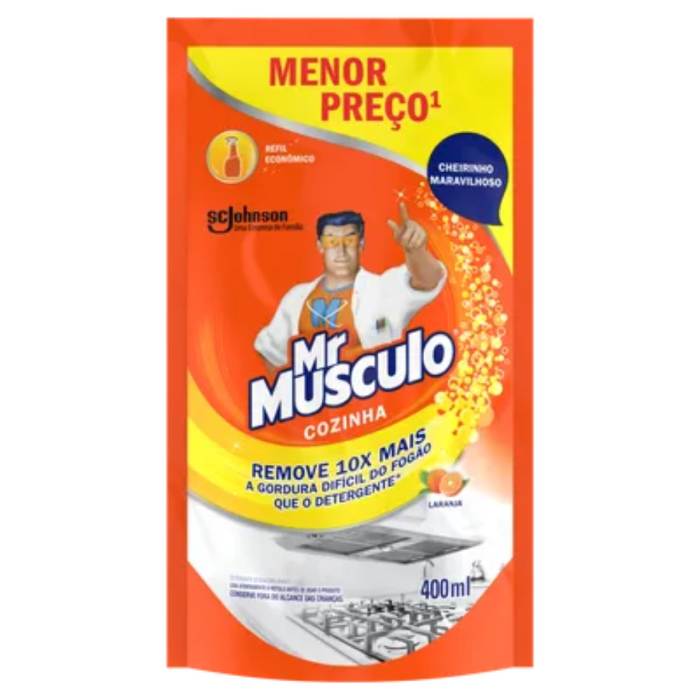SCJ MR MUSC 400ML SC PROMO MENOR PRC COZINHA LARANJA 12U