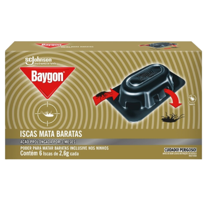 SCJ BAYGON ISCA 2,6G MATA BARATA 12U
